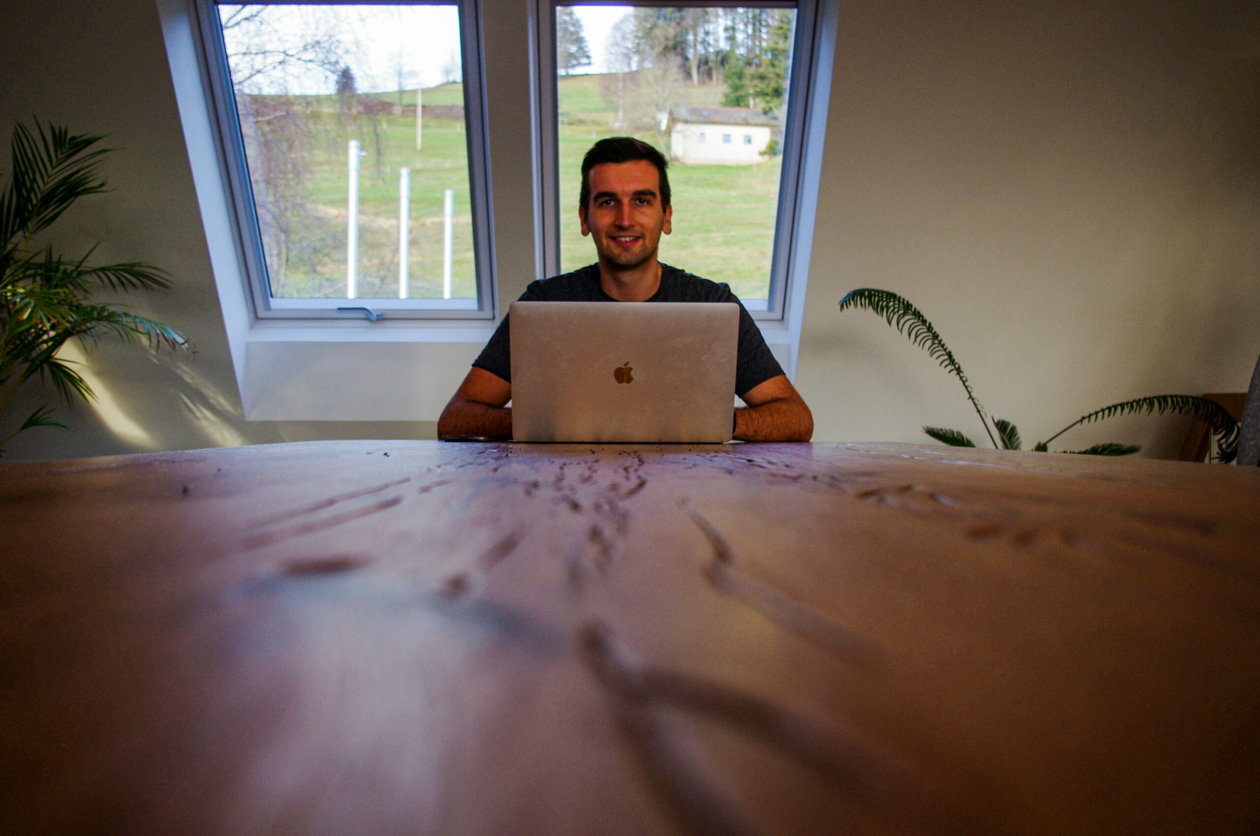 Marco Heine, Entwickler der MeinGaLaBau-App
